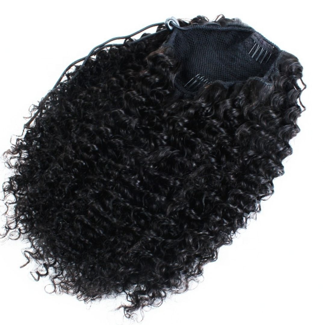 Spanish Curl Drawstring Ponytail
