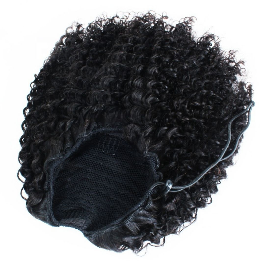 Spanish Curl Drawstring Ponytail
