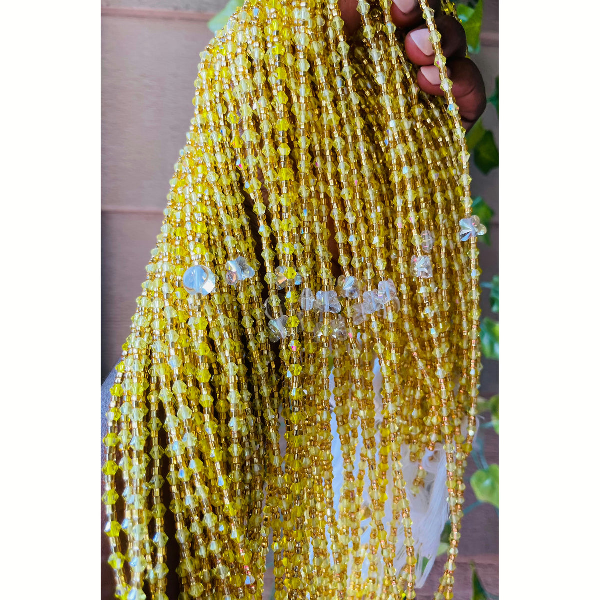 Green Butterfly waist beads