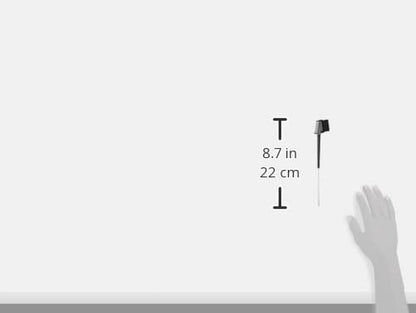 Dosso Beauty 3-in-1 Edge Styling Brush, Black Colour, Baby Soft Bristles, Pointed Metal End-Designed For Partin and Sculpting, Detangles Edges, Organic, Lightweight, Travel Friendly, 9 x 0.5 x 2 inch