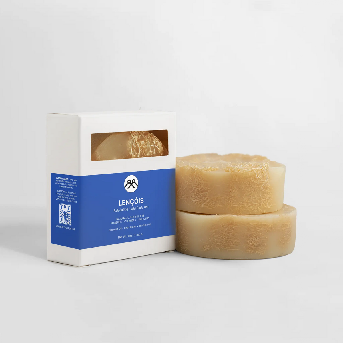 LENÇÓIS Exfoliating Luffa Body Bar