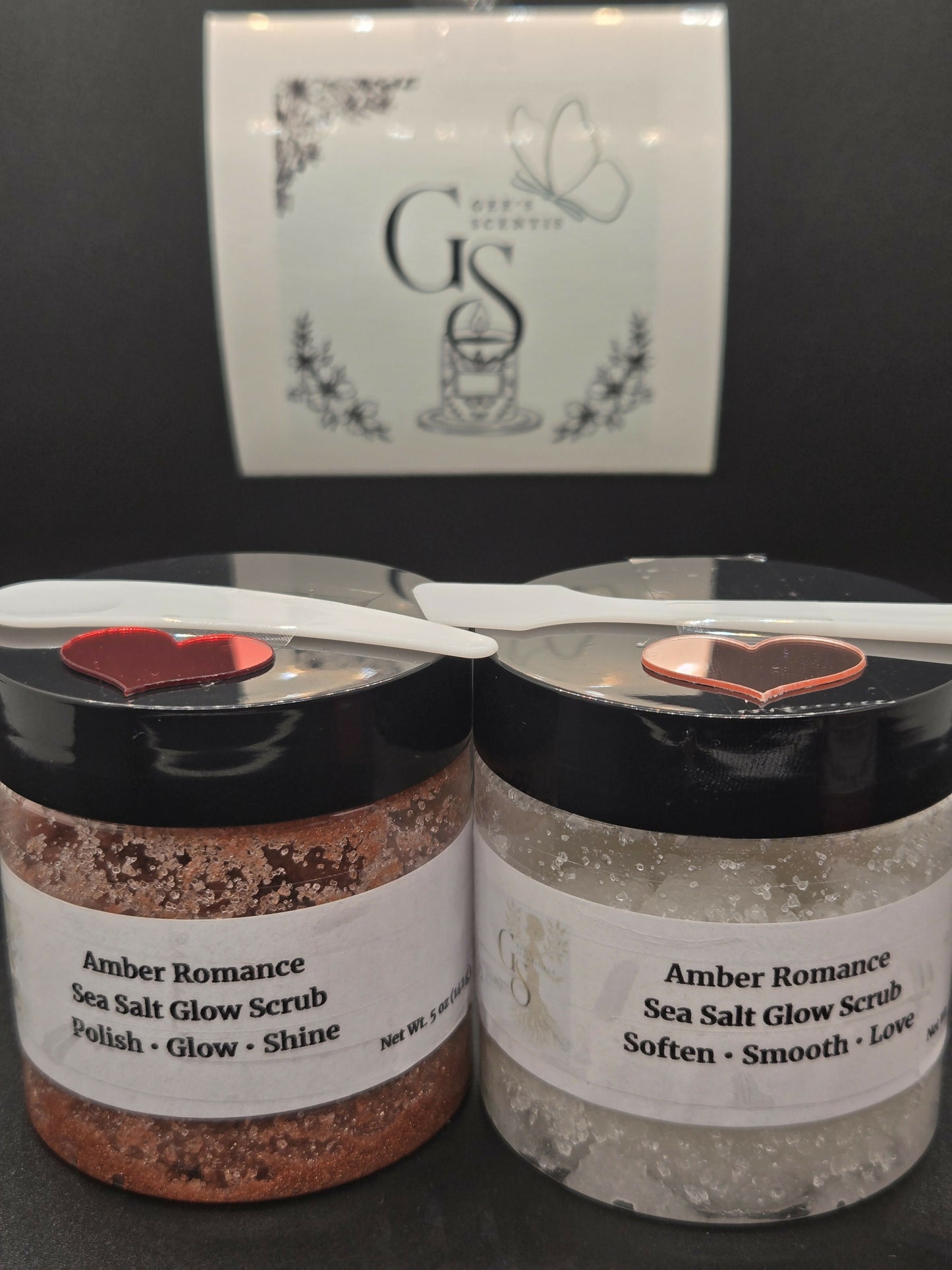 Amber Romance Sea salt glow scrub