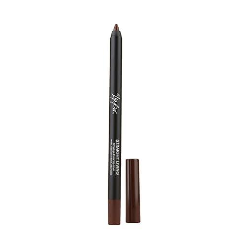 The Lip Bar | Straight Line Lip Liner | Vegan & Cruelty Free | Straight Living - Deep Brown