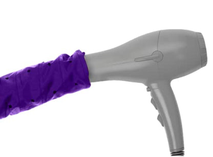 Glow by Daye Bonnet Hood Hair Dryer Attachment, At Home Hair Dryer Hood for Hand Held Hair Dryer, Extra-Large, Purple