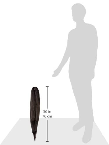 Dosso Beauty Single Pack Hypoallergenic Pre-Stretched Braiding Hair (28", 1B), Itch-Free, Fast Drying, Light-weight, Hot Water Set, Soft Texture, Straight