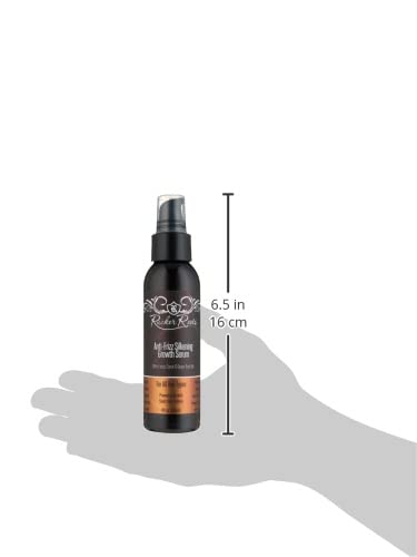 Rucker Roots Anti - Frizz Silkening Growth Serum |Ginger, Turnip, Carrot Root Oils| Promotes Growth