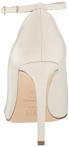 Tiannia Barnes Women's Tamron T-Strap Pump, White, 11.5