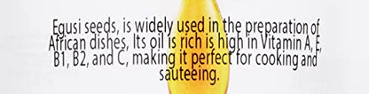 KOPABANA cold Pressed Egusi oil | African pumpkin| Agushi | Mbika | Prostate support | Melon seeds| 8 FL OZ