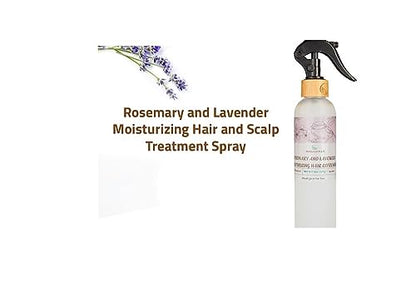 Natural V.I.P. Rosemary and Lavender Moisturizing Hair and Scalp Hair Growth and Hair Loss Treatment Spray with Glycerine