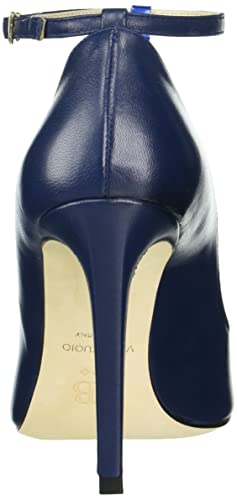 Tiannia Barnes Women's Tamron T-Strap Pump, Navy, 6