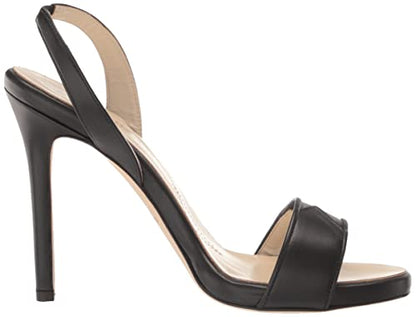 Tiannia Barnes womens Giselle Slingback Heeled Sandal, Black, 11 US