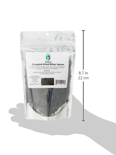 Kopabana Chopped Dried Bitter Leaves | Vernonia amygdalina | Non GMO | 2oz