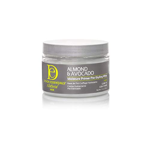 Design Essentials Natural Almond & Avocado Moisture Primer Pre - Styling Whip, 12 Oz