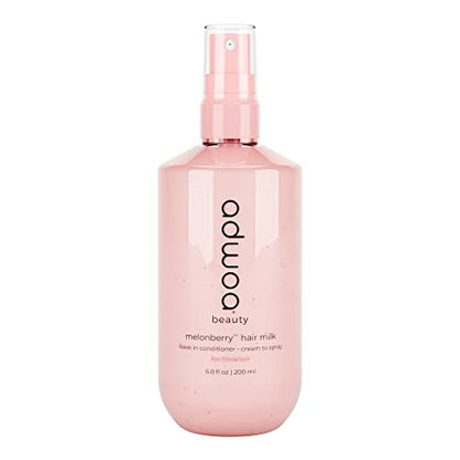 adwoa beauty Melonberry™ Hair Milk Leave In Conditioner Spray for Smooth, Moisturized, and Detangled Fine Hair, with Kalahari Melon, Strawberry and Raspberry Seed Oils, for all Hair Types - 6.8 oz