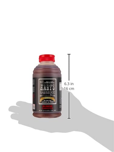 SGT. Hart’s BBQ Sauce – Limited Edition Pack with Original and Intense Chipotle Barbecue Sauces, Sauce for Glazes, Marinades and Dips, Handcrafted Beef, Pork and Chicken BBQ Sauce, 22.4 oz – Pack of two