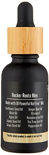 Rucker Roots x King Beard Oil | Nut Free Oils| 10 Powerful Oils| Moisture Lock| Smooth & Shiny| For Healthy Hair Growth|