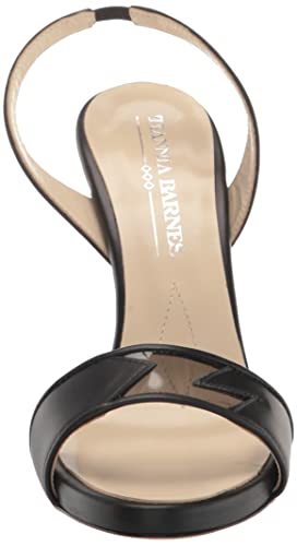 Tiannia Barnes womens Giselle Slingback Heeled Sandal, Black, 11 US