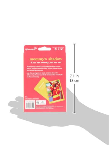 Upbounders Mommy's Shadow Inspiring Professions Flashcards, Multicolor