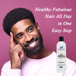 FRAGFRE 2 in 1 Shampoo and Conditioner 12 oz (2-Pack Gift Set) - Fragrance Free Conditioning Shampoo for Short to Medium Hairs - Color Safe - Sulfate Free Cleansing Conditioner for Sensitive Skin