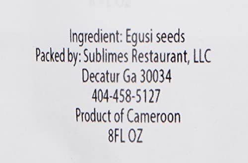 KOPABANA cold Pressed Egusi oil | African pumpkin| Agushi | Mbika | Prostate support | Melon seeds| 8 FL OZ