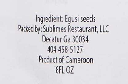 KOPABANA cold Pressed Egusi oil | African pumpkin| Agushi | Mbika | Prostate support | Melon seeds| 8 FL OZ