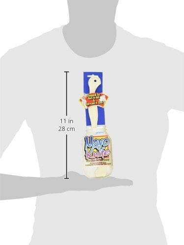 Compac Mayo Knife & Jar Scraper Spreader - Plastic Knife Spatula for Scraping Mayonnaise Jars and Spreading Condiments Easily with Little Mess, Helpful Kitchen Gadgets and Accessories, 1 Piece