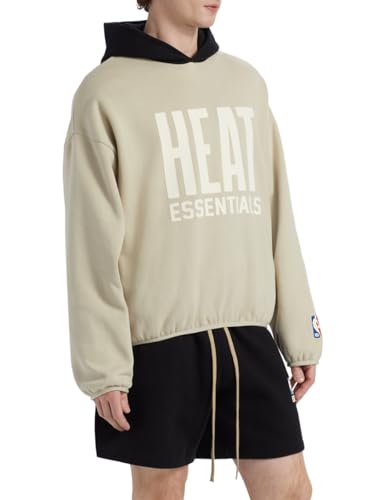 Fear of God Essentials, Heat Fleece Hoodie, X-Small, Wheat