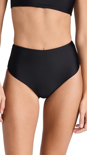 JADE Swim Women's Bound Bikini Bottoms, Black, XS
