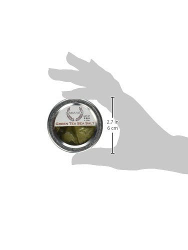 Green Tea Sea Salt | Gourmet Infused Salt | Non GMO, All Natural | Hand Made in Small Batches in USA | GLP-1 Friendly | Artisanal Seasoning | Ultra Premium, Sustainably Sourced | Gustus Vitae | #708