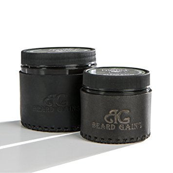 BEARD GAINS Pristine Scented Beard Balm for Men Medium Butter Hold | Nourish, Soften & Condition Facial Hairs | Made in USA