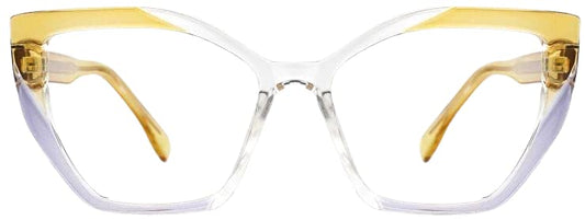 Liberated Eyewear Designer Women's in Blue Light Blocker Eyeglasses, Cateye Model: Spring