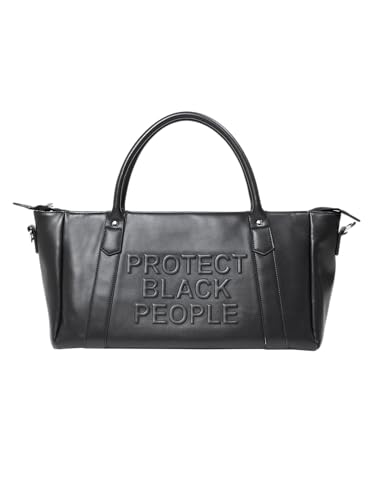PBP - Vegan Leather Duffle Bag (Black)