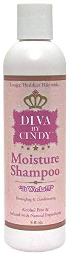 DIVA BY CINDY Sulfate Free Moisture Shampoo 8 oz