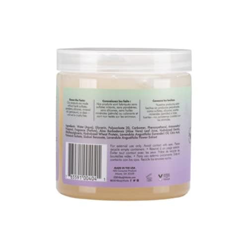 EDEN BodyWorks Lavender Aloe Smoothing Hair Gel (8 oz) - Enhances Curly or Natural Hair Look – Smooth Frizz & Tame Flyaways