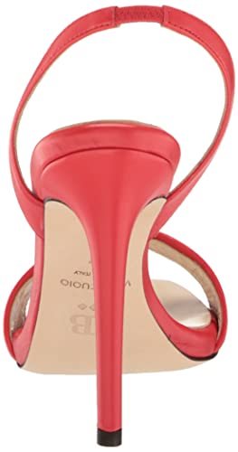 Tiannia Barnes womens Giselle Slingback Heeled Sandal, Red, 8 US