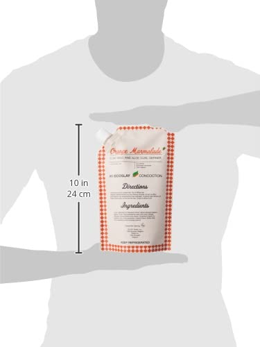 Ecoslay Orange Marmalade Curl Definer Gel - Long-lasting Hold for Wavy, Curly, Coily, and Kinky Hair - Curl Styling Gel for Women