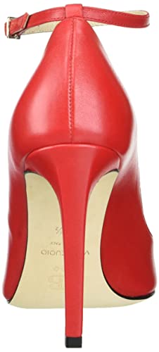 Tiannia Barnes Women's Tamron T-Strap Pump, Red, 10