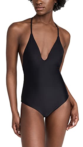 JADE Swim Women's All in One Piece, Black, XS