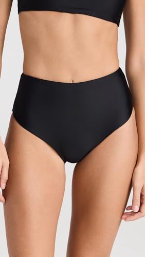 JADE Swim Women's Bound Bikini Bottoms, Black, XS