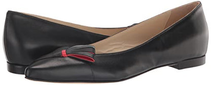 Tiannia Barnes Women's Ballet Flat, 6 Black