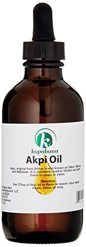 Akpi oil | Ndjansan | Ricinodendron heudelotii |Cold Pressed | Organic| Extra Virgin/Massage Oil 4oz