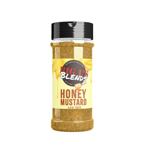 Honey Mustard Seasoning BBQ Rub | Sweet Savory & Zesty Blend | Delicious On Chicken, Pork, Salmon, Ribs, Brisket | Meat Dry Rub & Seasoning | NEW PACKAGING + LARGER SIZE