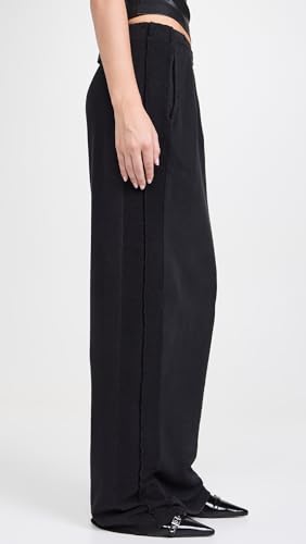 Sami Miro Vintage Women's Porterhouse Maxi Skirt in French Terry, Black, M