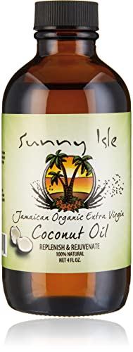 Sunny Isle Jamaican Extra Virgin Coconut Oil, 4 Ounce