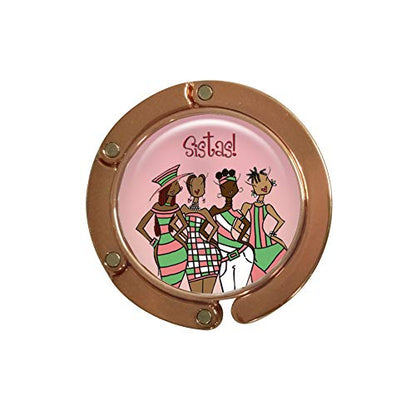 Shades of Color Purse Hanger, Sistas, 2.5 x 1.73 inches, Pink (PH135)