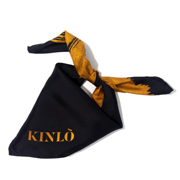 Kinlo Protect Your Melanin Gift Set (Deep) with Neck Scarf | Golden Rays Sunscreen in SPF 50+ Tinted Sunscreen for Face with SPF 50 with Black Silk Scarf Gift Set for Women