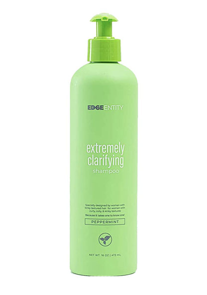 Edge Entity Peppermint oil Shampoo- Extremely Deep Cleanse and Clarifying Shampoo, Cleansing Treatment for 4A-4C hair types, for Women- 8 oz