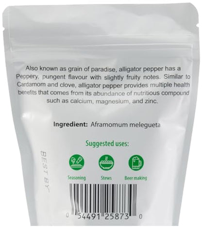 KOPABANA Jumbo Organic Alligator pepper Alligator pepper, Mbongo spice | Pepper Spice |Ataare |Guinea Pepper | Alligator Pepper | Grains of Paradise | Lizard Pepper (4)