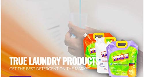 True Detergent Plant Based Fabric Softener - 101 Total Loads - Fabric Softener for Sensitive Skin - Made from Cotton Seeds - Concentrated Formula - Made in USA & Halal - Lavender Scent, 101 Fl oz