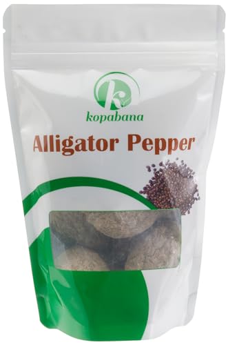 KOPABANA Jumbo Organic Alligator pepper Alligator pepper, Mbongo spice | Pepper Spice |Ataare |Guinea Pepper | Alligator Pepper | Grains of Paradise | Lizard Peppe (64)